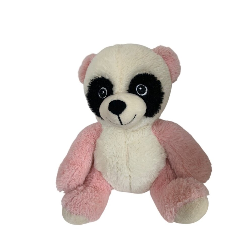 Dan Dee Collectors Choice Plush White pink Plush Panda Bear Vintage 2002 11.5 in